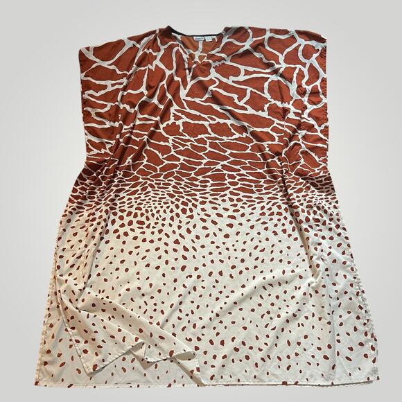 Vintage Mrs. Roper Caftan Three’s Company One Size Fits Most Giraffe Print - Picture 7 of 11